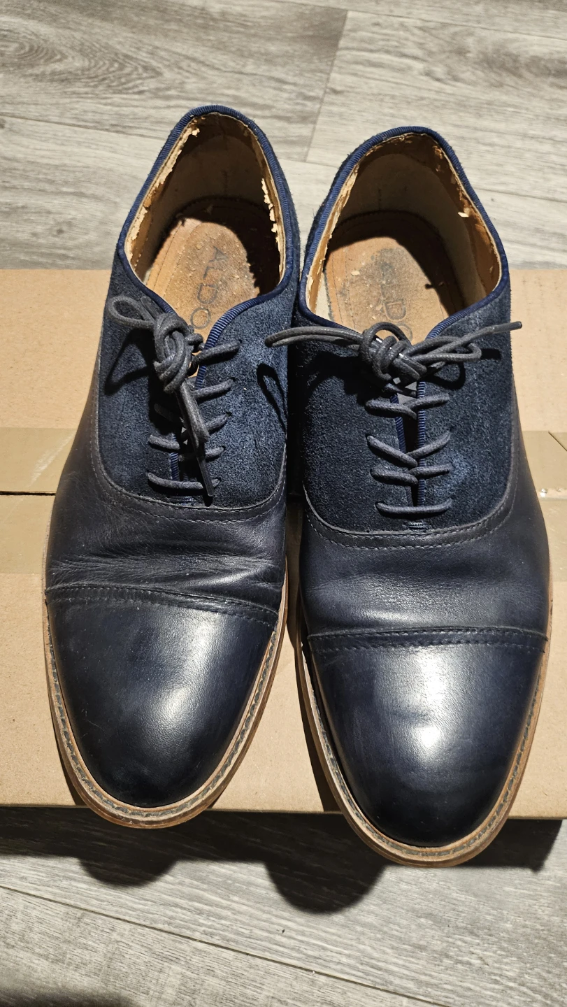Aldo Navy Dress Shoes
