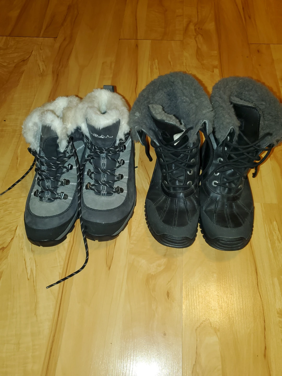 Two pairs of winter boots Windriver size 8.5 UGG size 7.