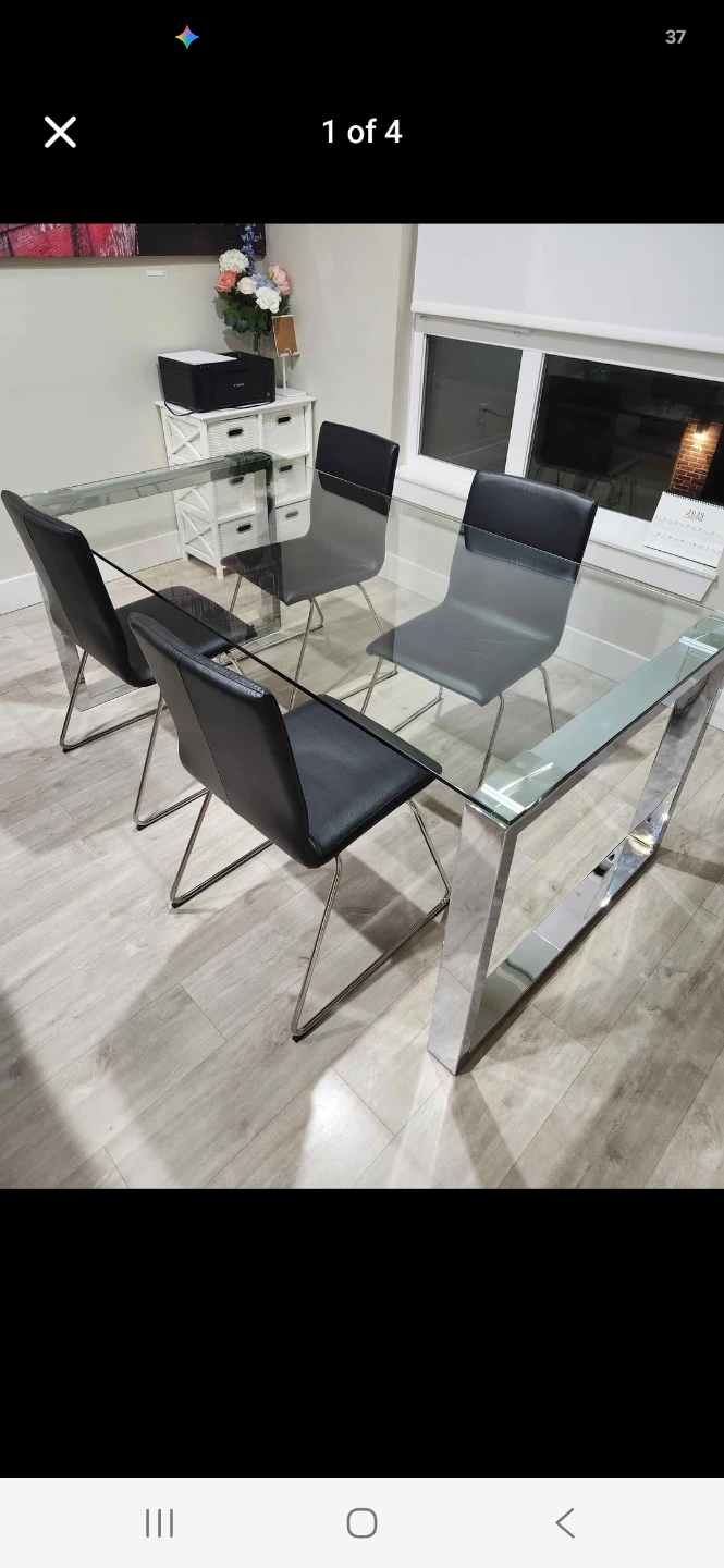 Glass Dining Table - photo 3