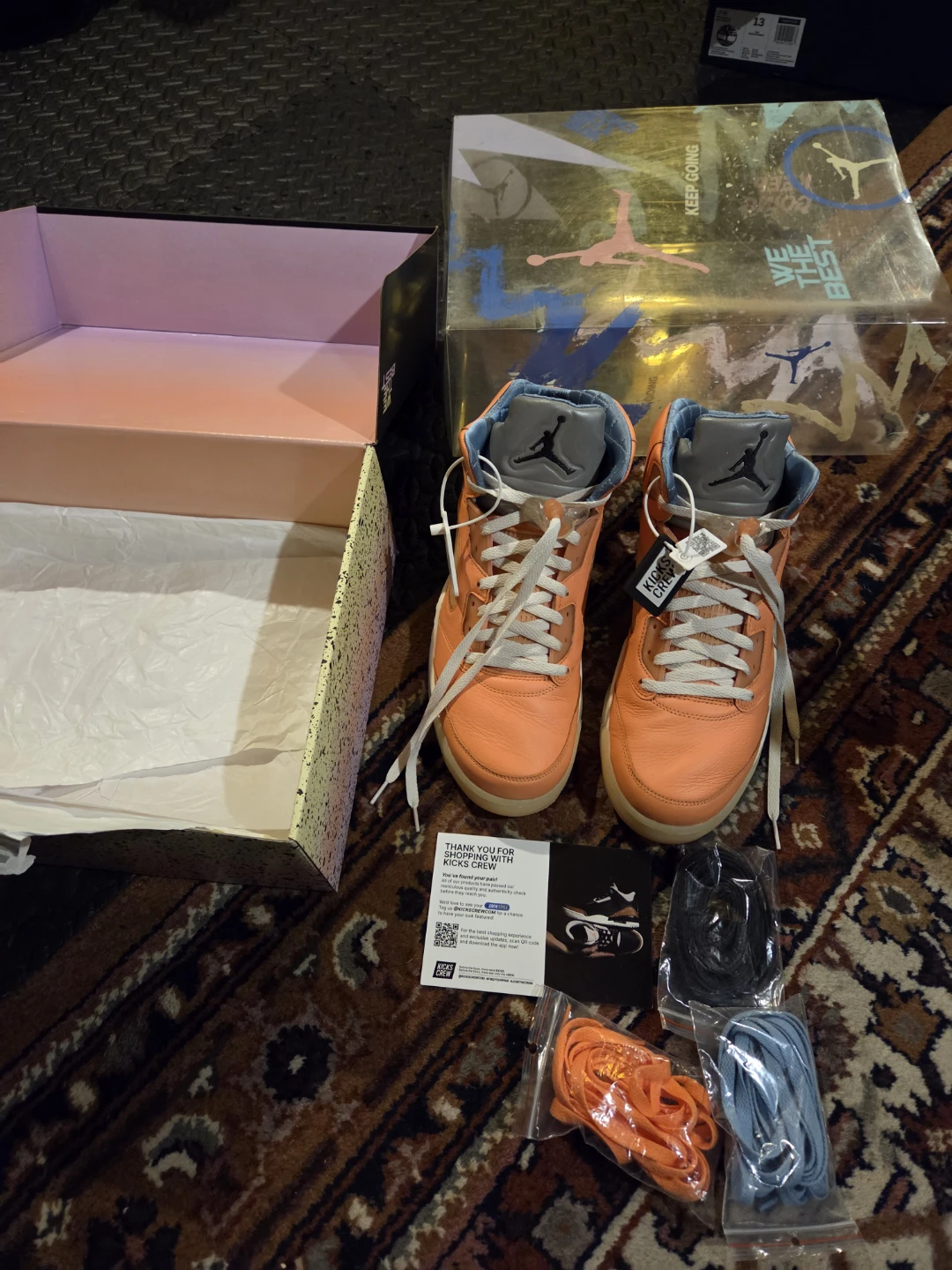 Air Jordan 5 Retro We The Best Crimson Bliss