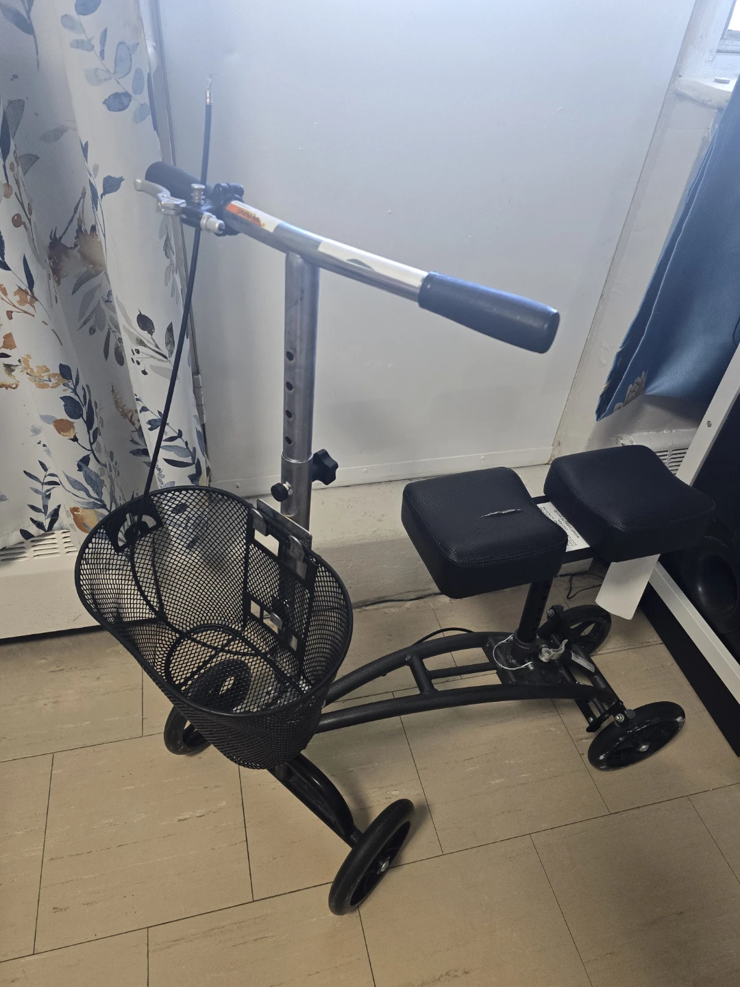 Steerable Knee Walker with Basket(read ad first - photo 4
