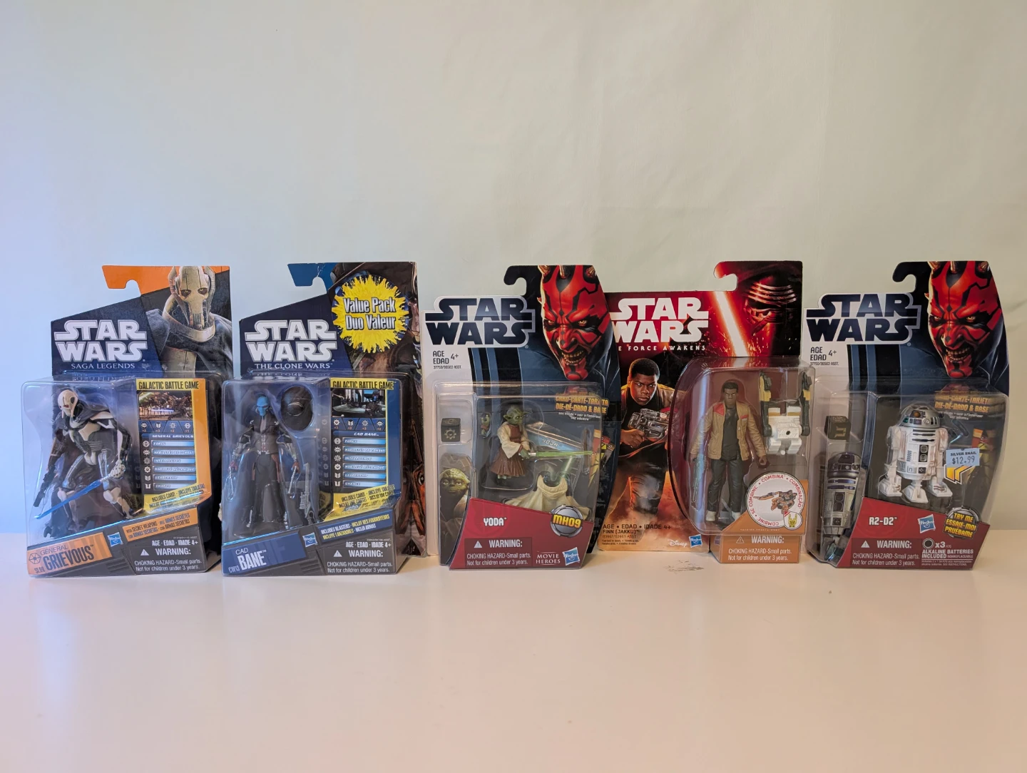 Set of 5 Star Wars Hasbro Action Figures