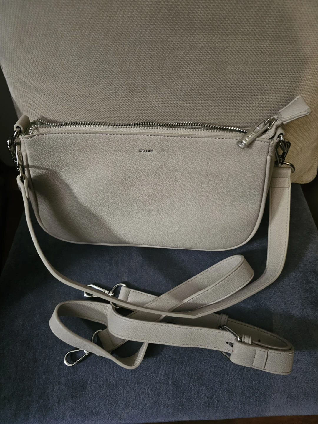 COLAB Beige Crossbody Bag