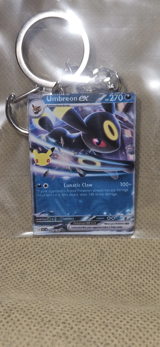 Pokémon Premium Acrylic Card Keychains  – NEW! - photo 4