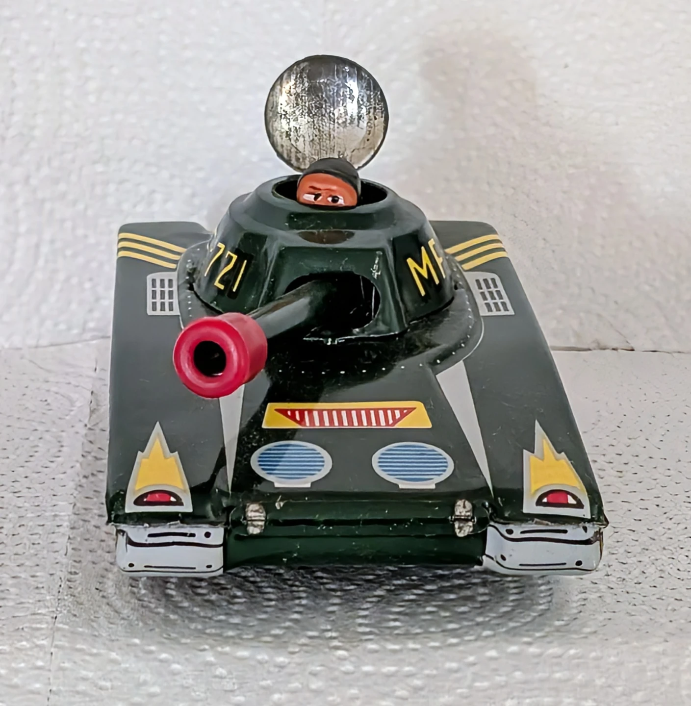 Vintage Like Metal Friction Light Tank MF-721 - photo 2