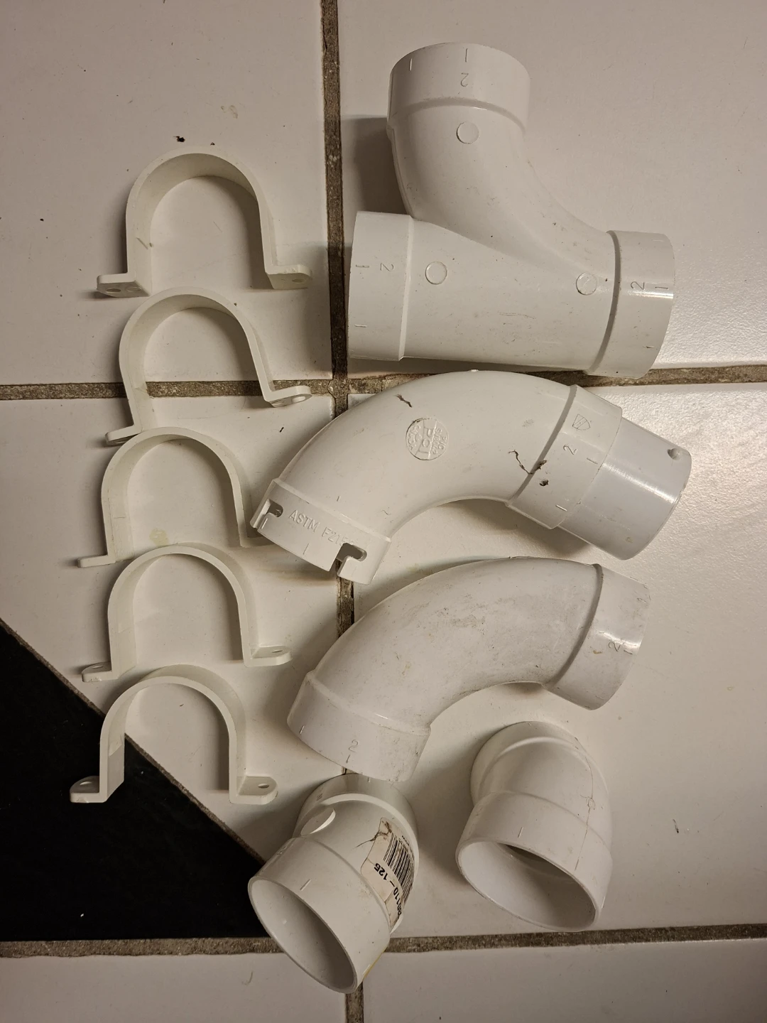 2 Inch PVC Pipe Fittings and Clamps
