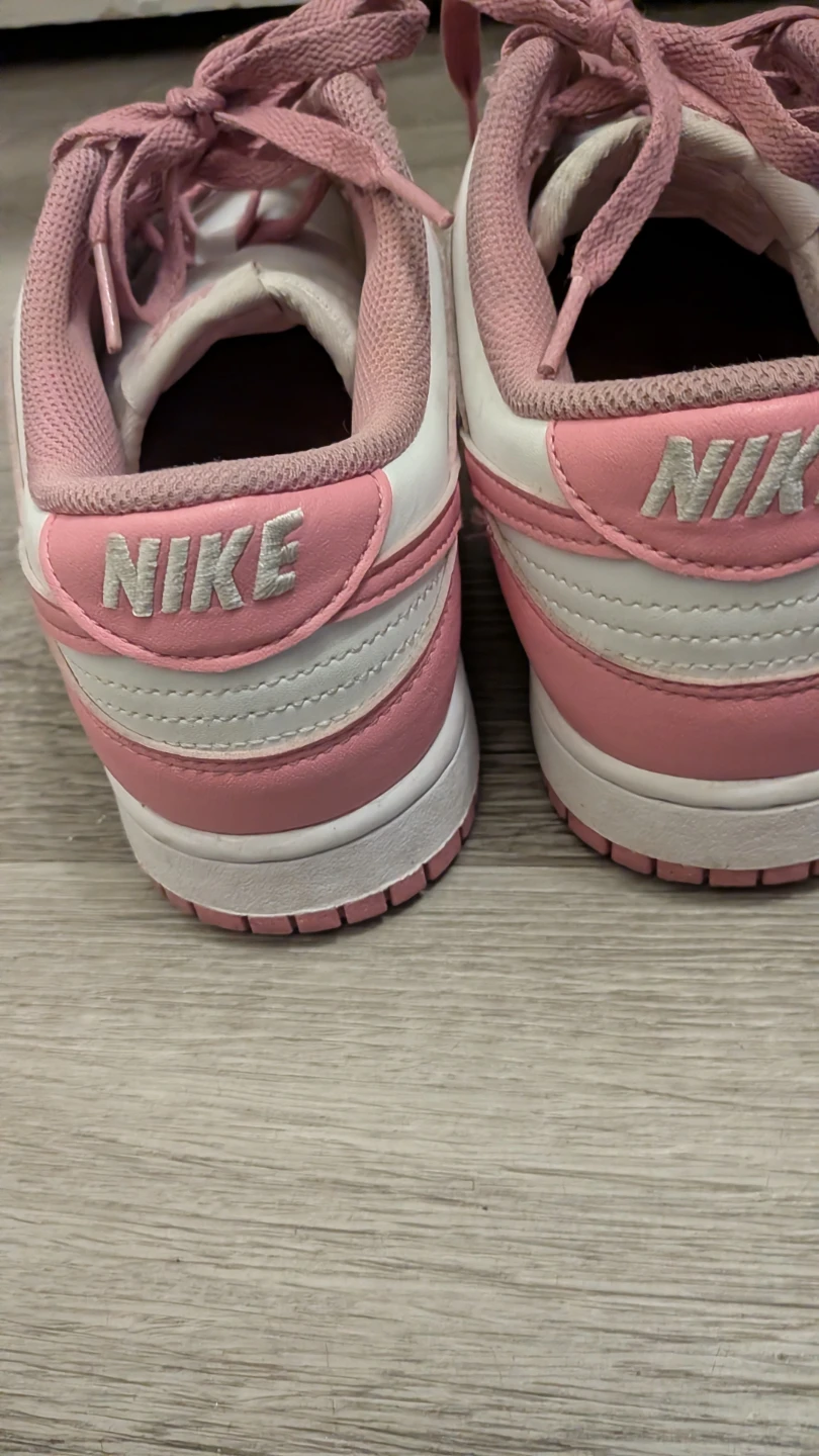 Nike Dunk Low Pink and White Sneakers  (Sold As Is) - photo 5