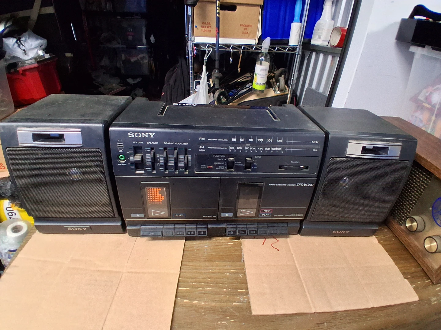 Sony CFS-W350 Radio Cassette-Corder
