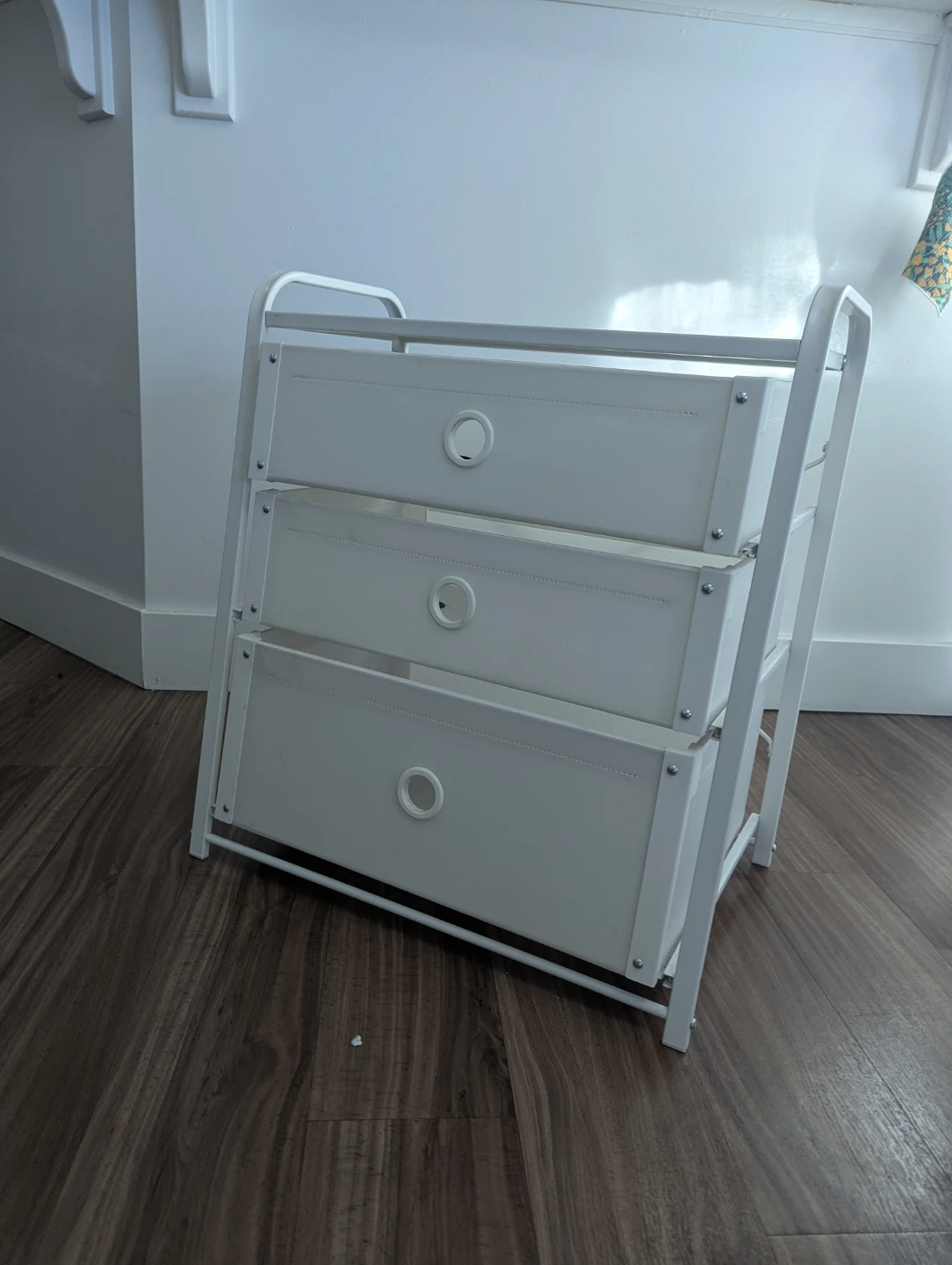 (IKEA Lote) White 3-Drawer Storage Cart - photo 2