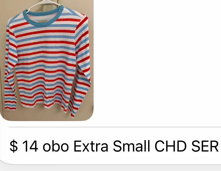 CHD SER Striped Long Sleeve Shirt