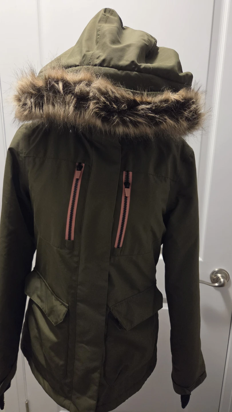 Olive Green Winter Parka