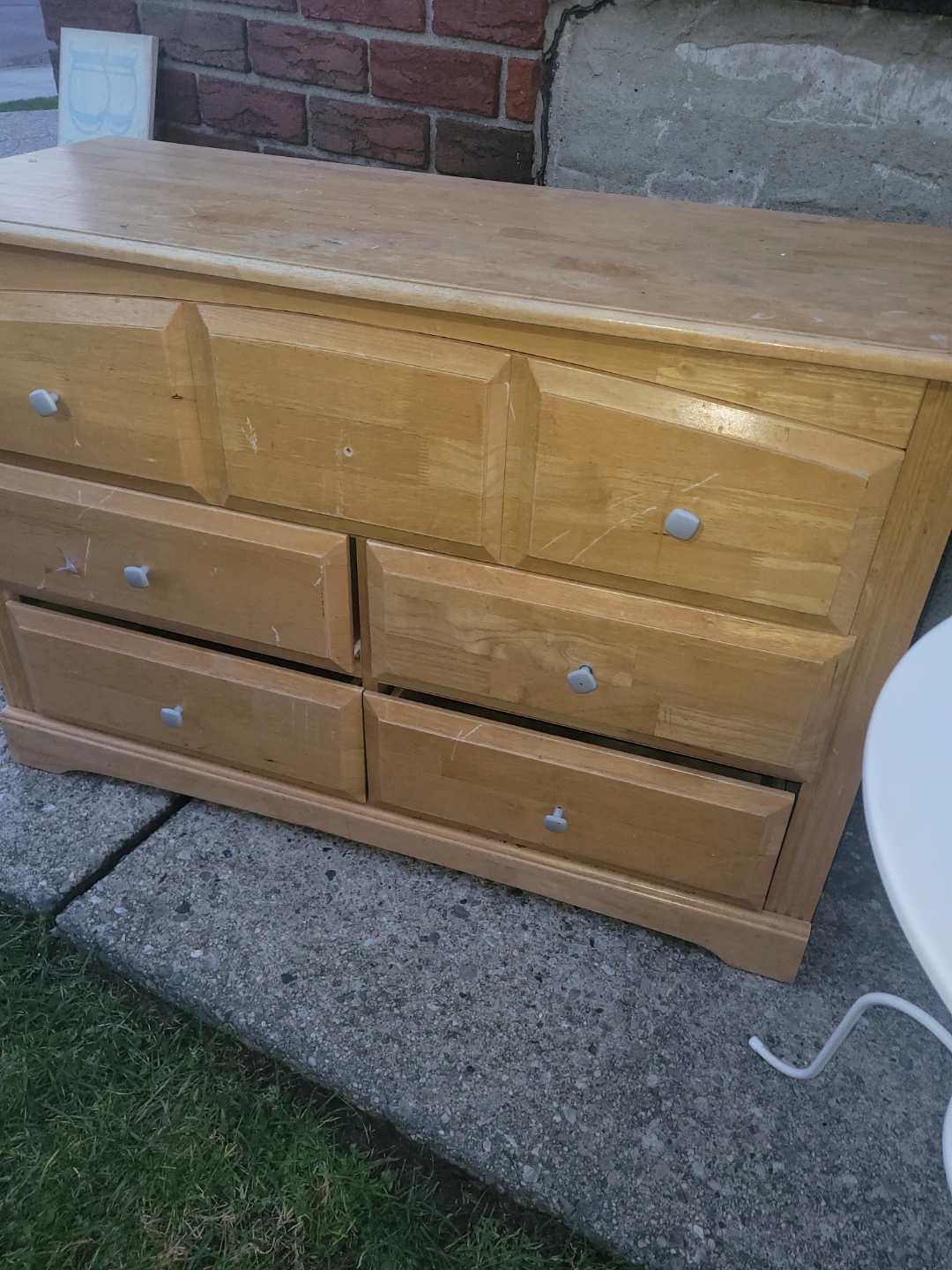 Wooden Dresser with Six Drawers - photo 2
