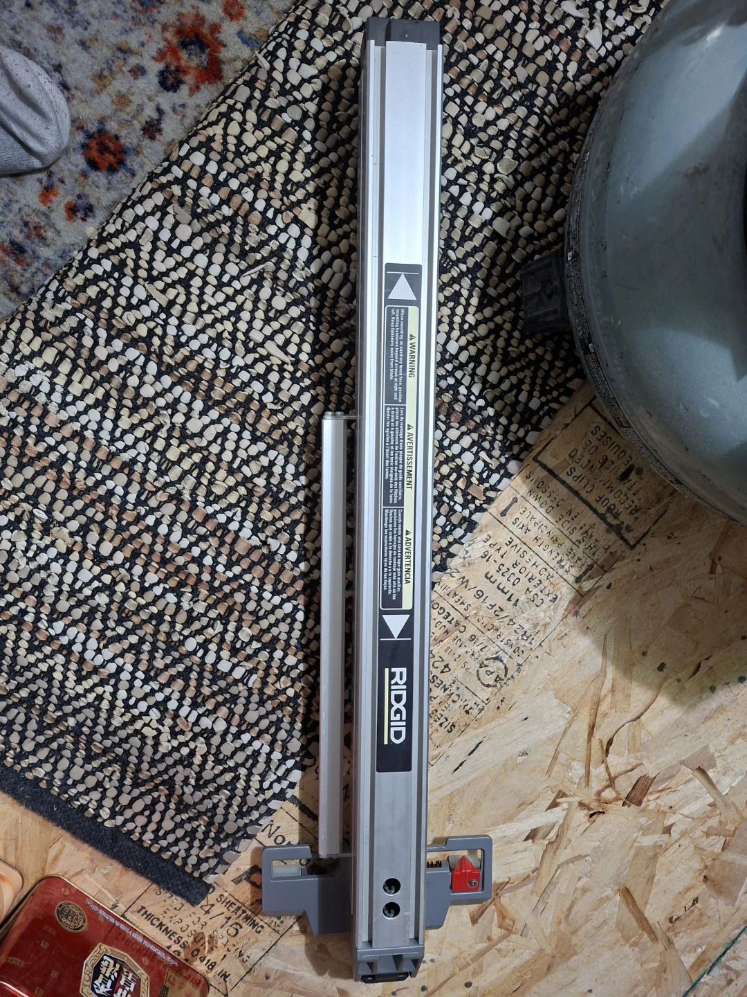Ridgid Table Saw Auxiliary Fence