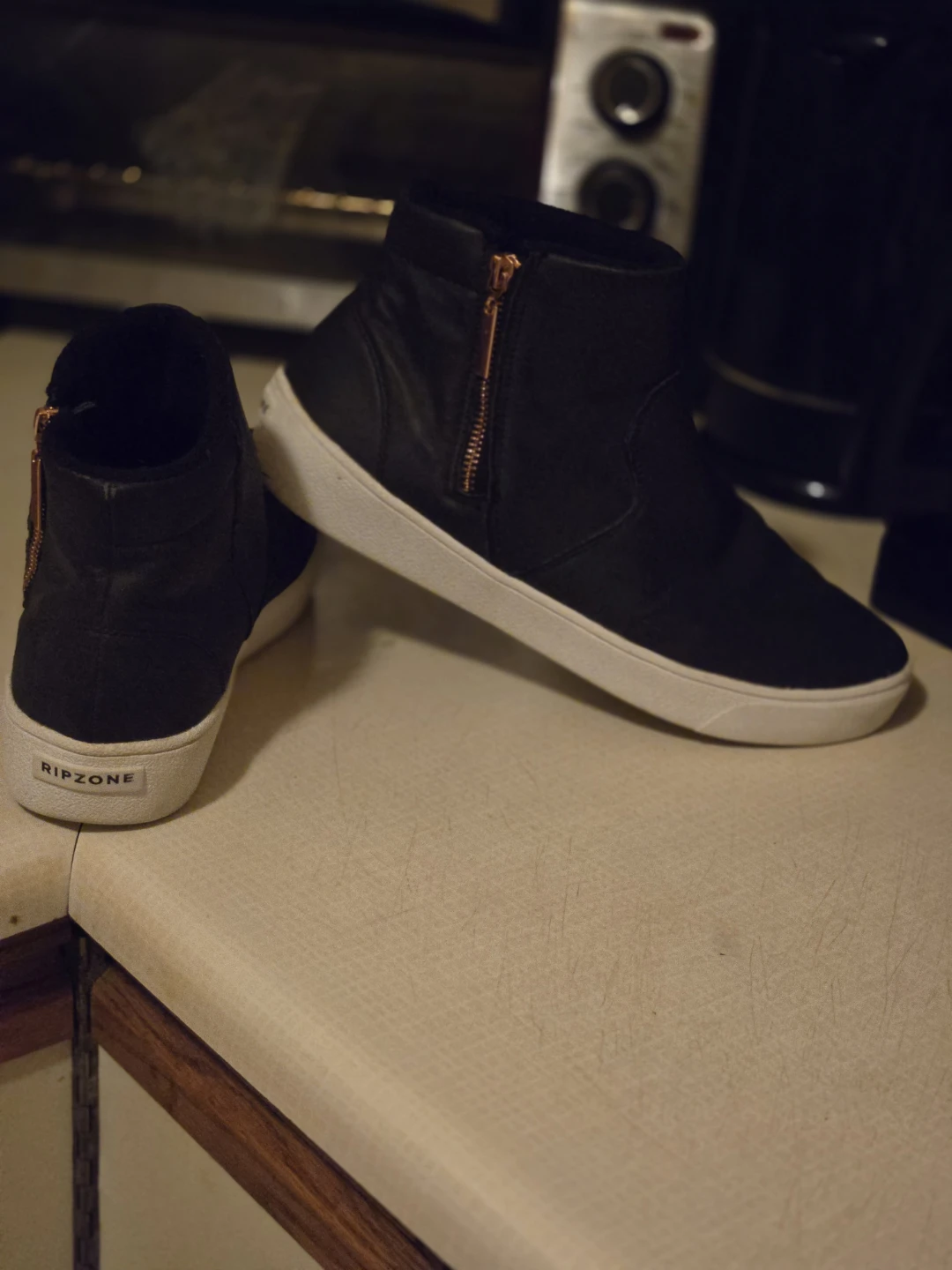 Ripzone Black Ankle Boots