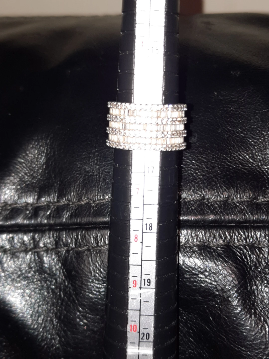 MASSIVELY WIDE Baguette Cut CZ Band Ring 6 - photo 2