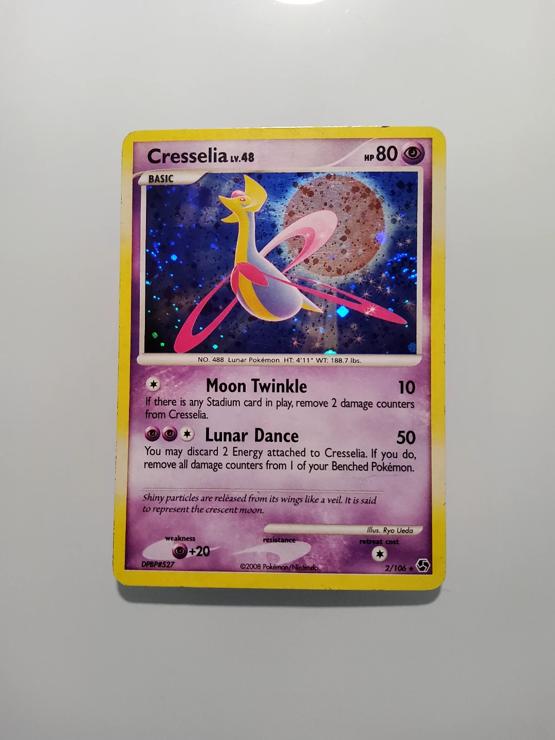 (offers) 2008 Cresselia Holo Rare 2/106 - photo 2