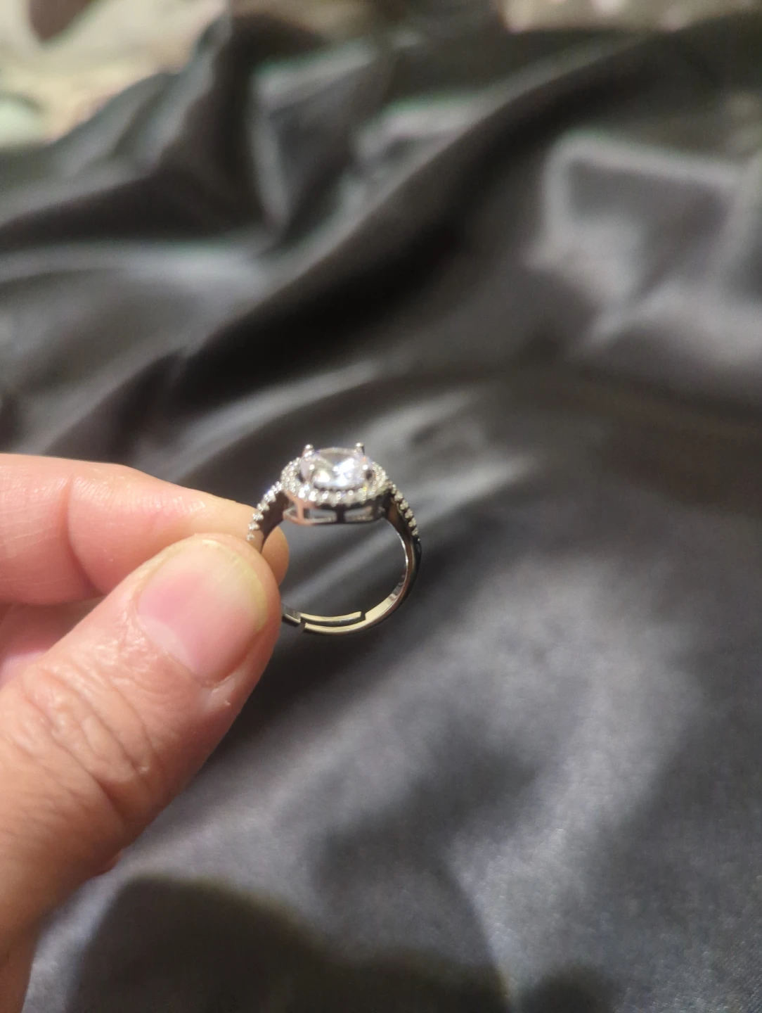 Adjustable Halo Fashion Ring - photo 3