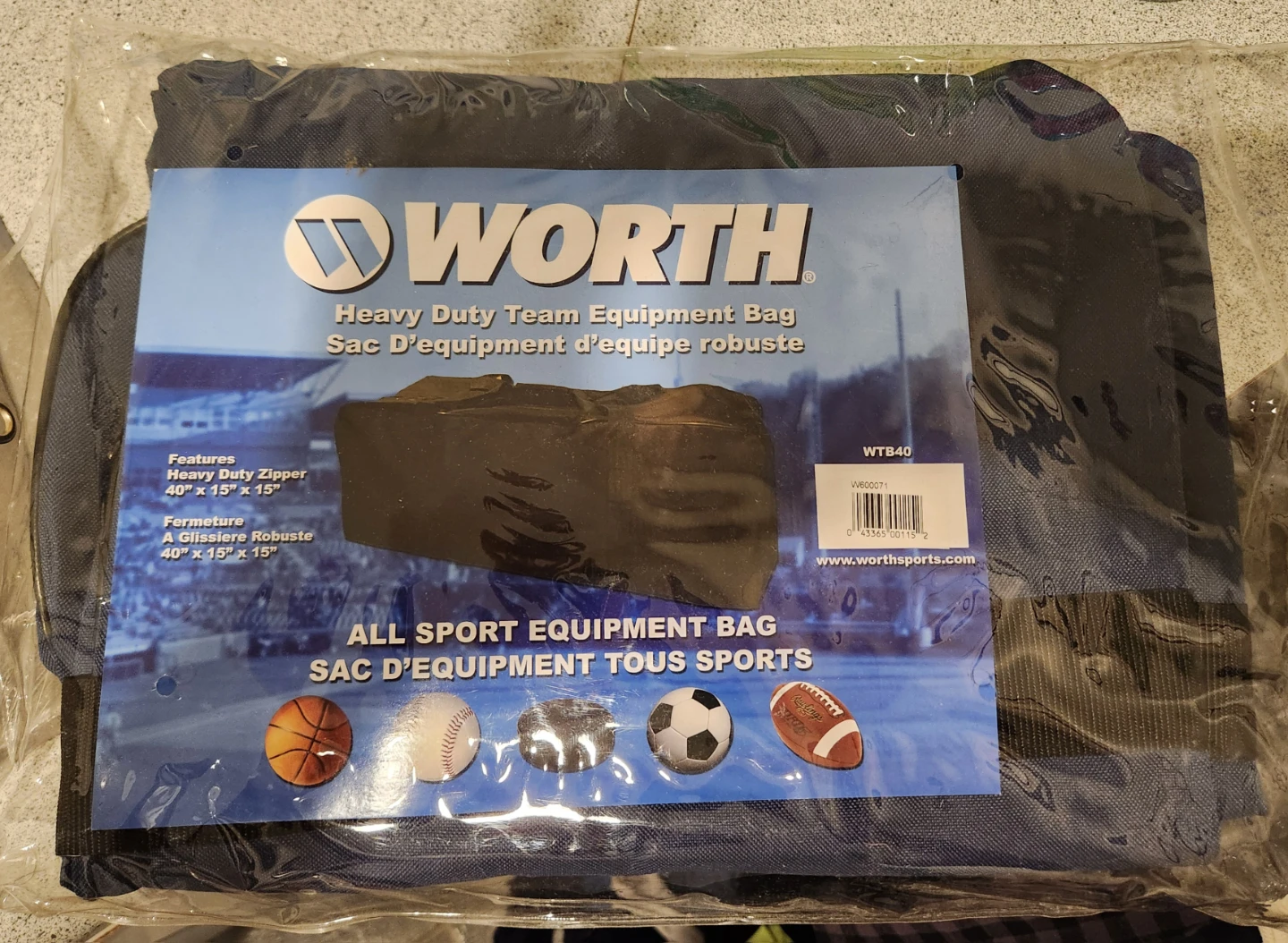 Worth All Sport Team Equipment Bag