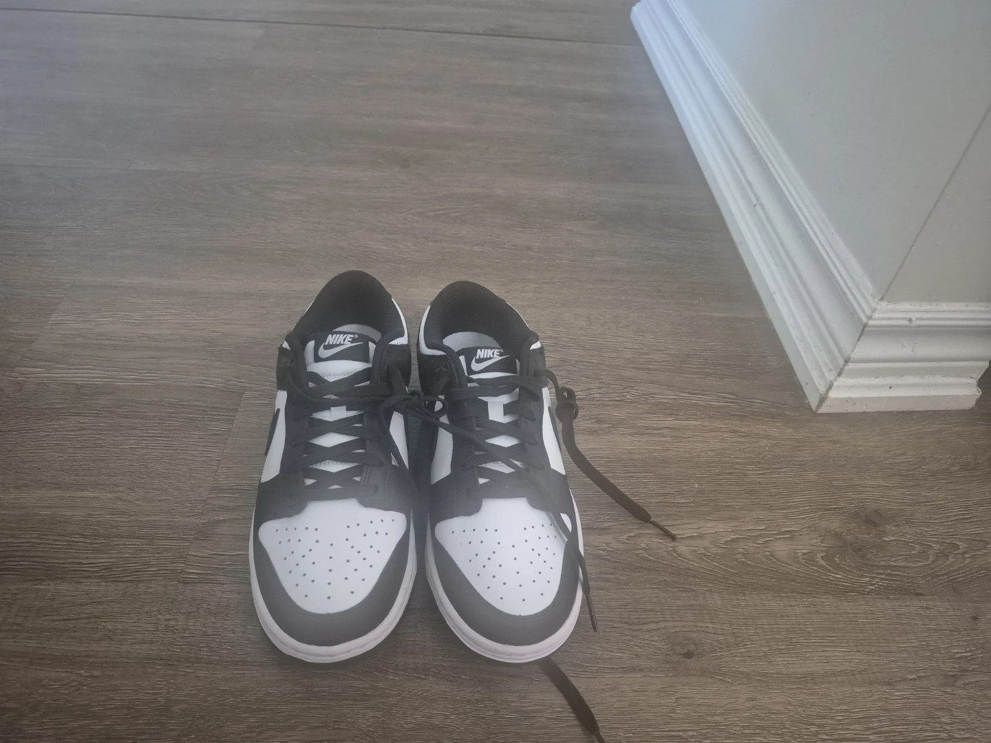 Nike Dunk Low Black and White Sneakers - photo 2