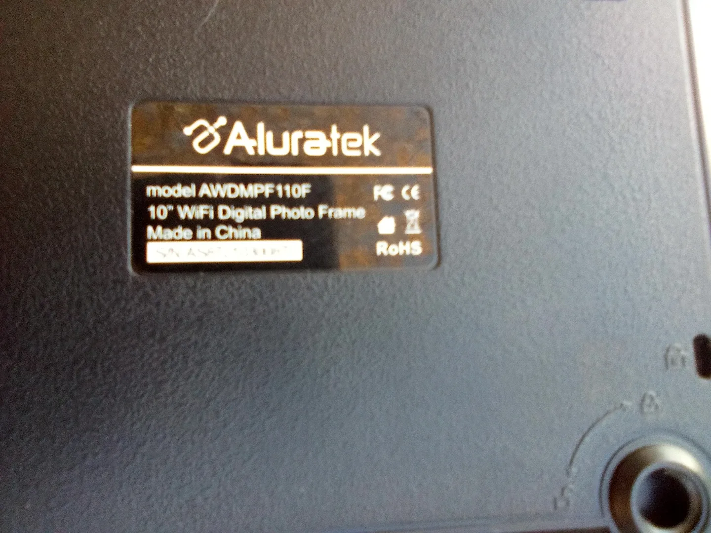 Aluratek 10" WiFi Digital Photo Frame - photo 3
