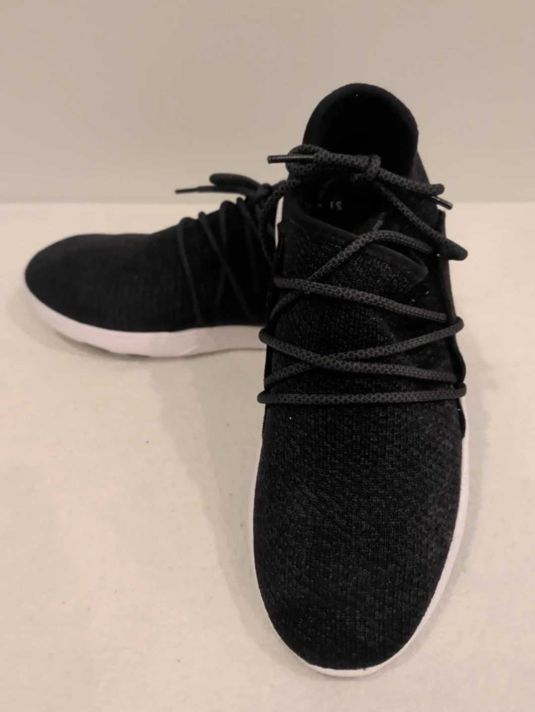 Women's Vessi Cityscape knit sneakers in charcoal black - photo 4