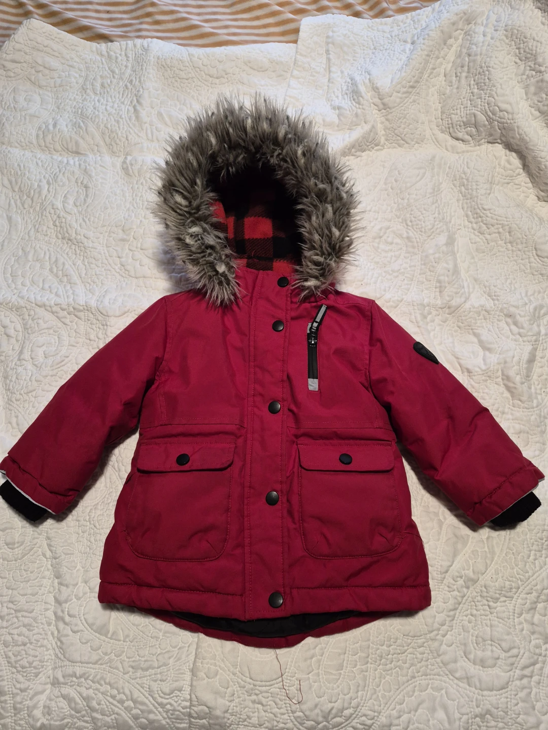 Red Kids Winter Jacket
