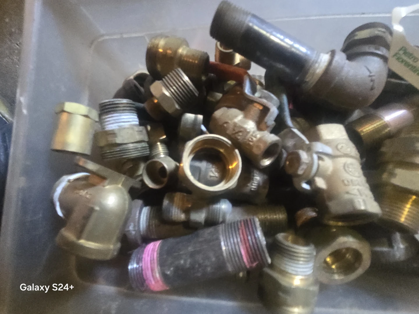 Assorted Brass and Metal Plumbing Fittings - photo 4