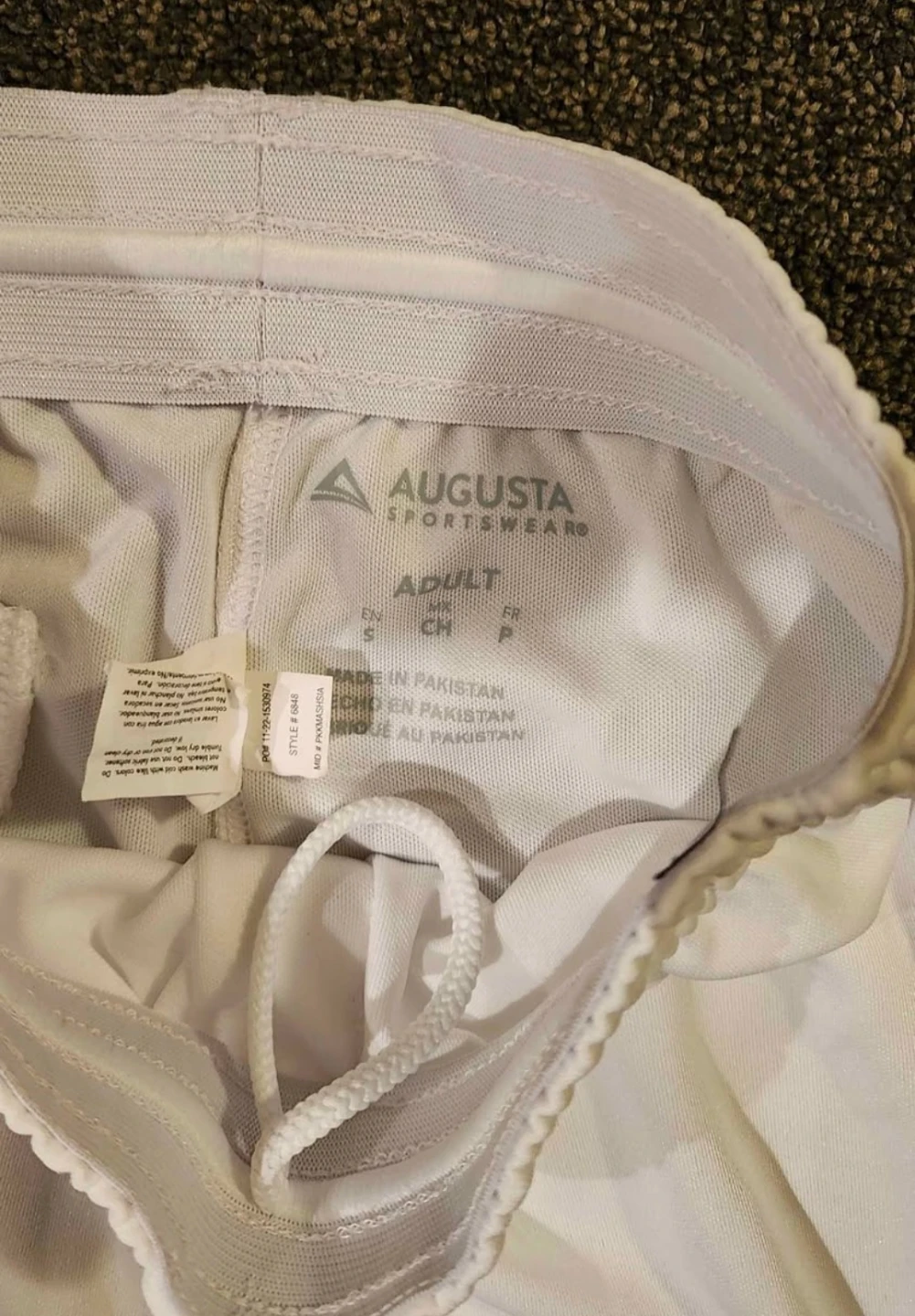 Augusta Sportswear White Athletic Pants Size S - photo 2