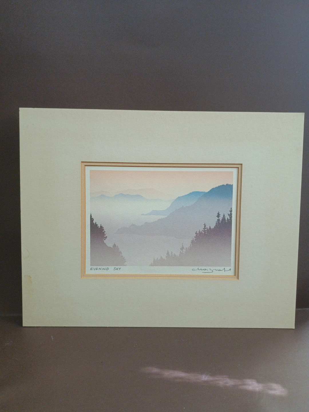 Evening Sky Silkscreen Art by Peter and Traudl Markgraf - photo 2