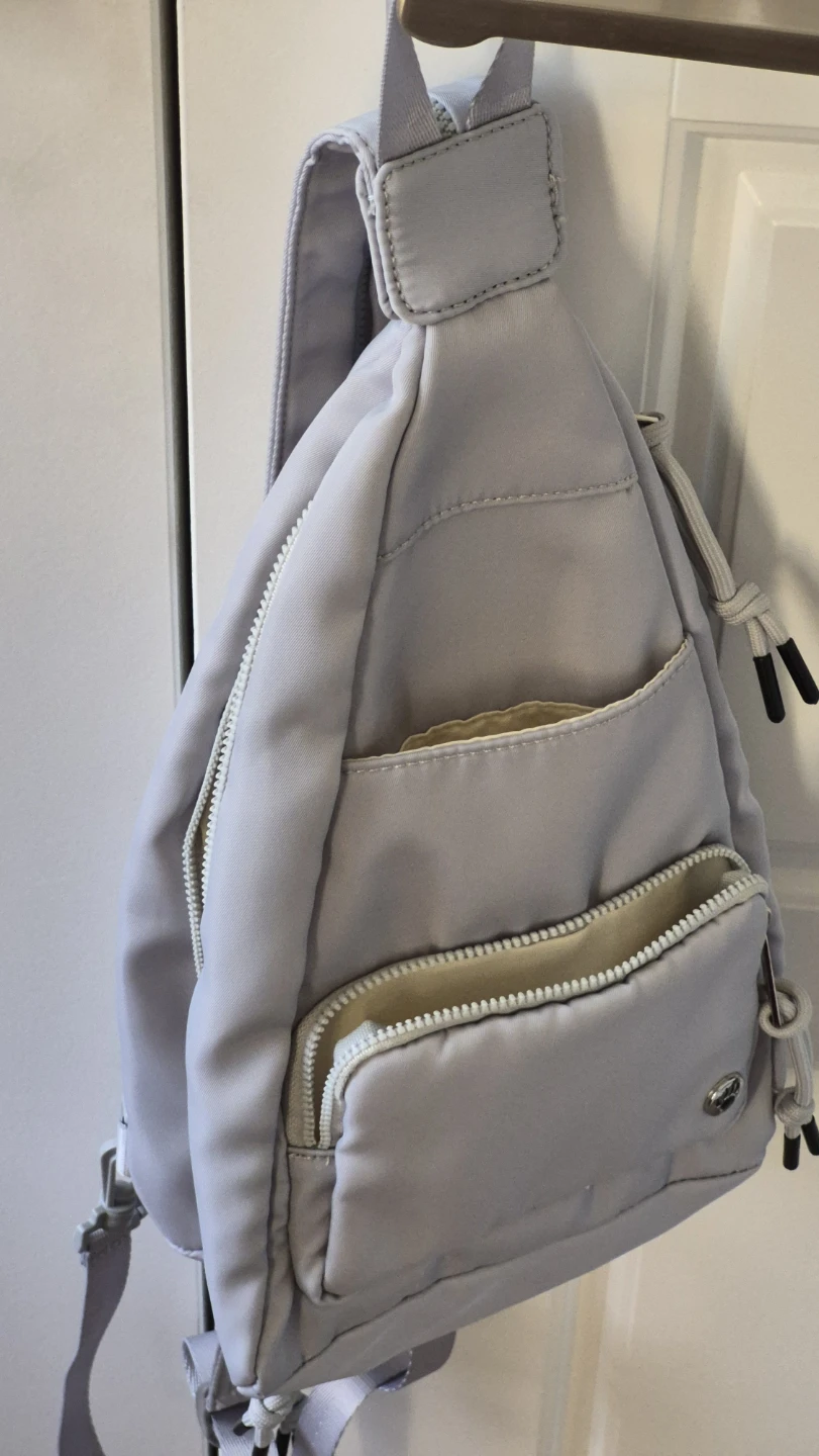 Bearpaw Light Grey Sling Backpack