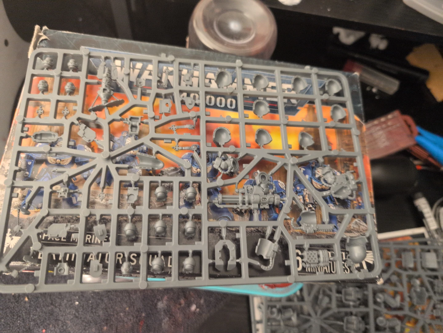 Warhammer 40,000 Space Marines Terminator Squad partly used - photo 4