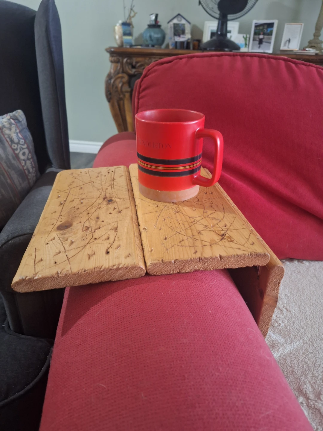 Handmade distressed shelves/cutting boards - photo 5