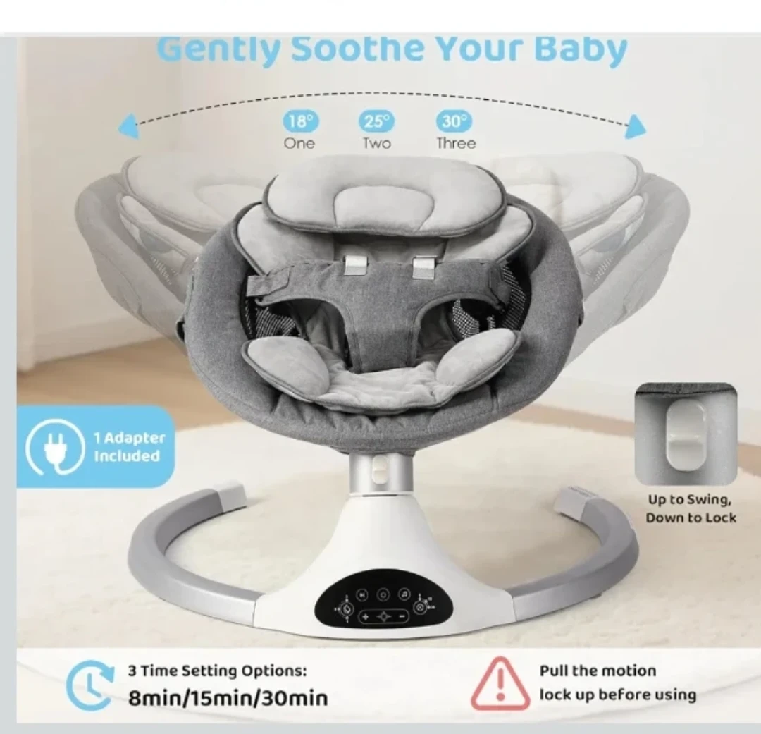 Baby Electric Swing Rocker with Canopy