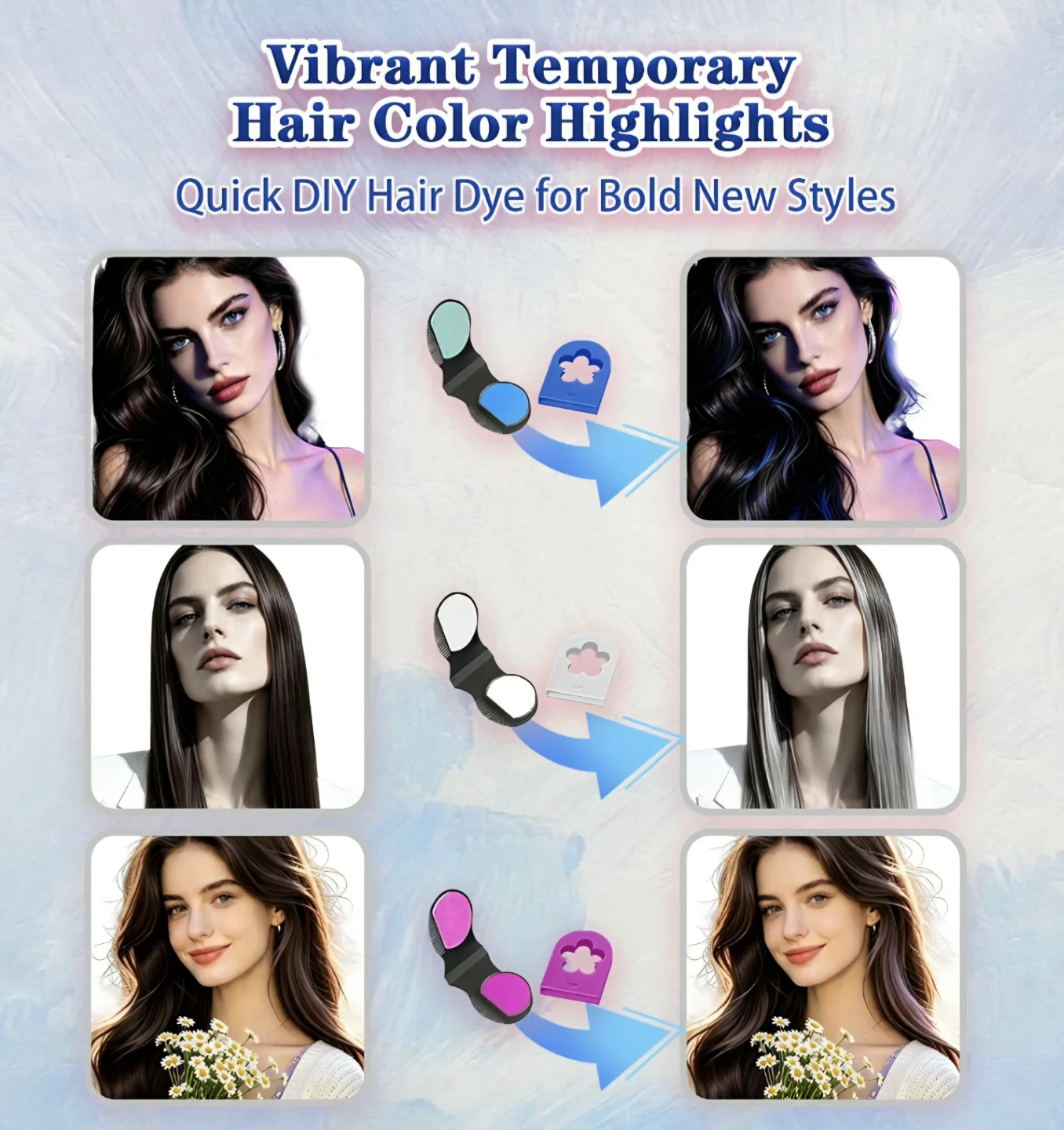 Hair Color Chalk For Kids/Girls - photo 4