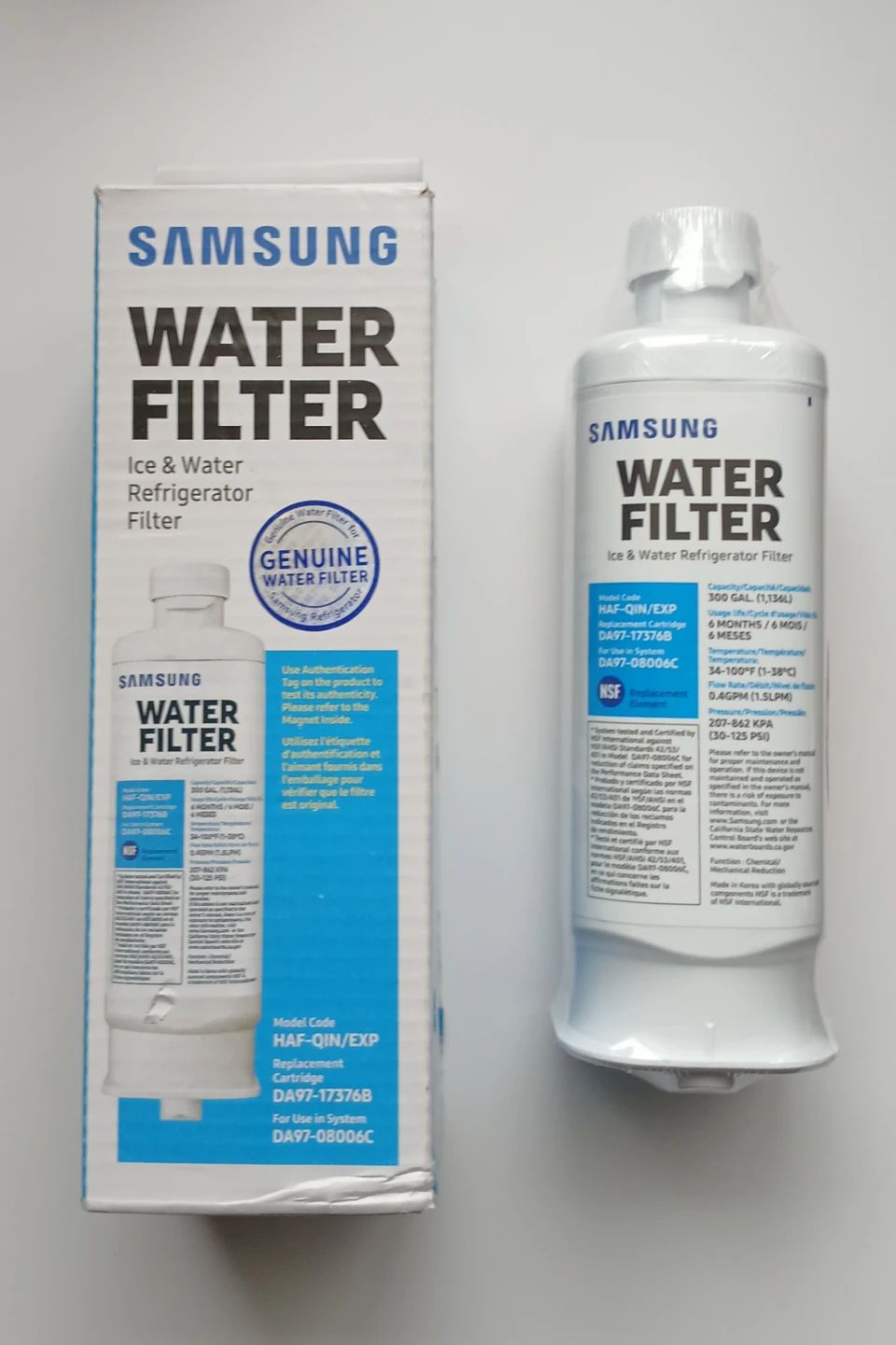 Samsung HAF-QIN/EXP Refrigerator Water Filter - New