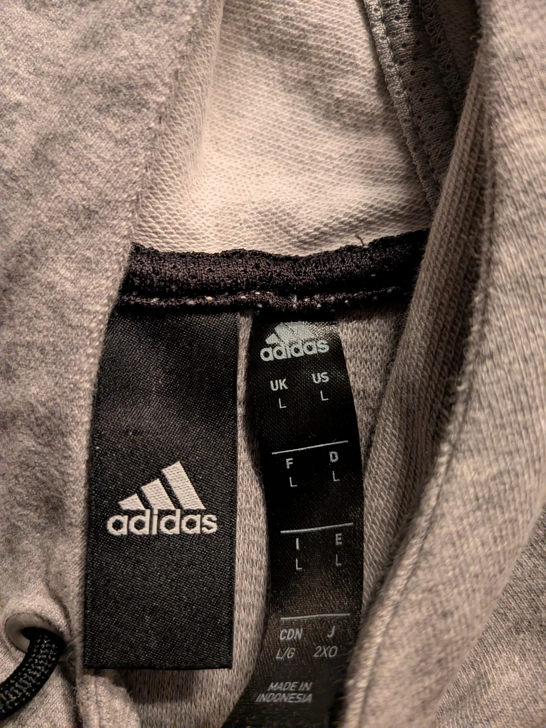 Adidas Three Stripe Life Hoodie Gray - photo 4