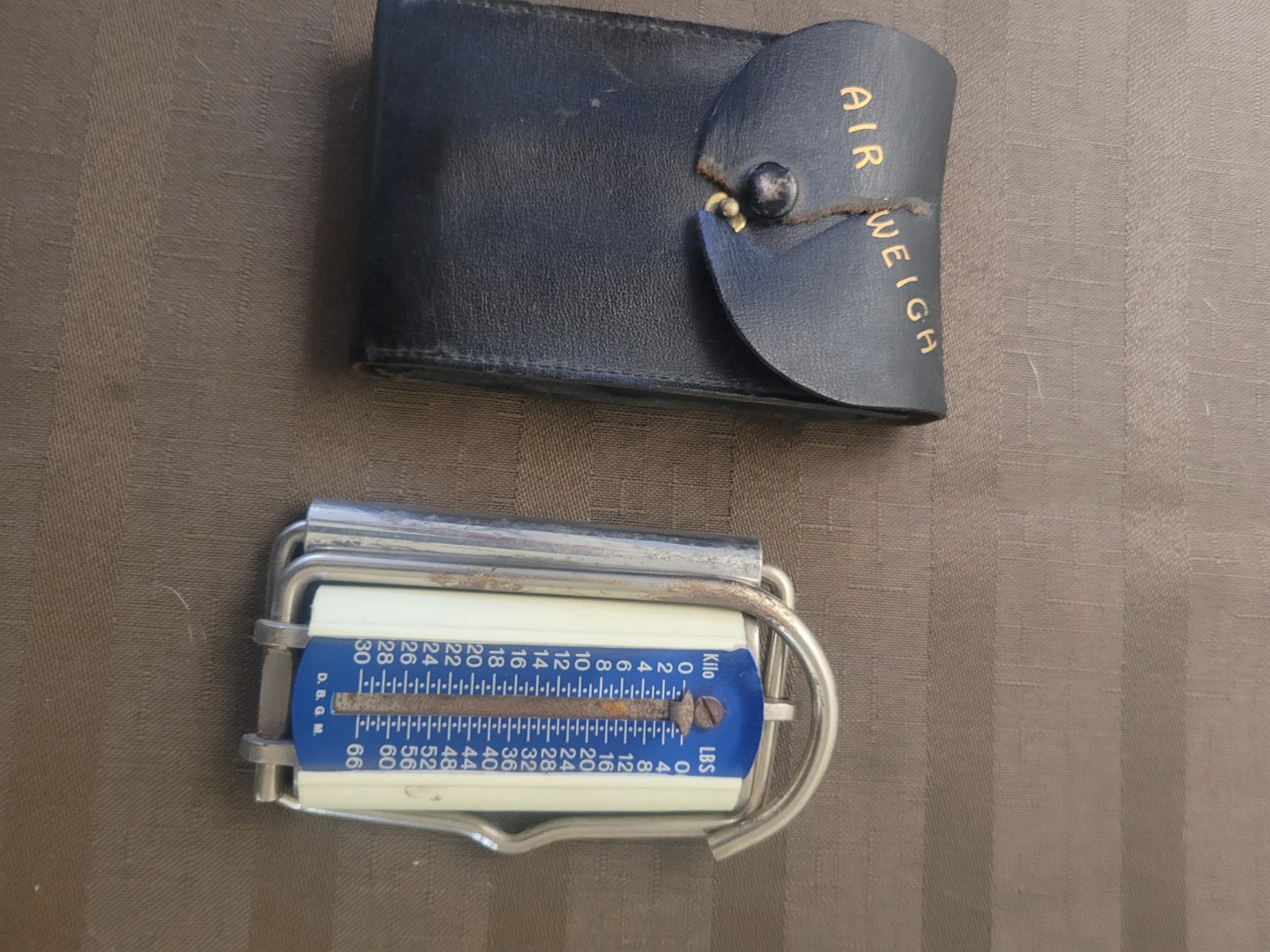 Vintage Air Weigh Portable Fishing  and luggage Scale Germany - photo 4