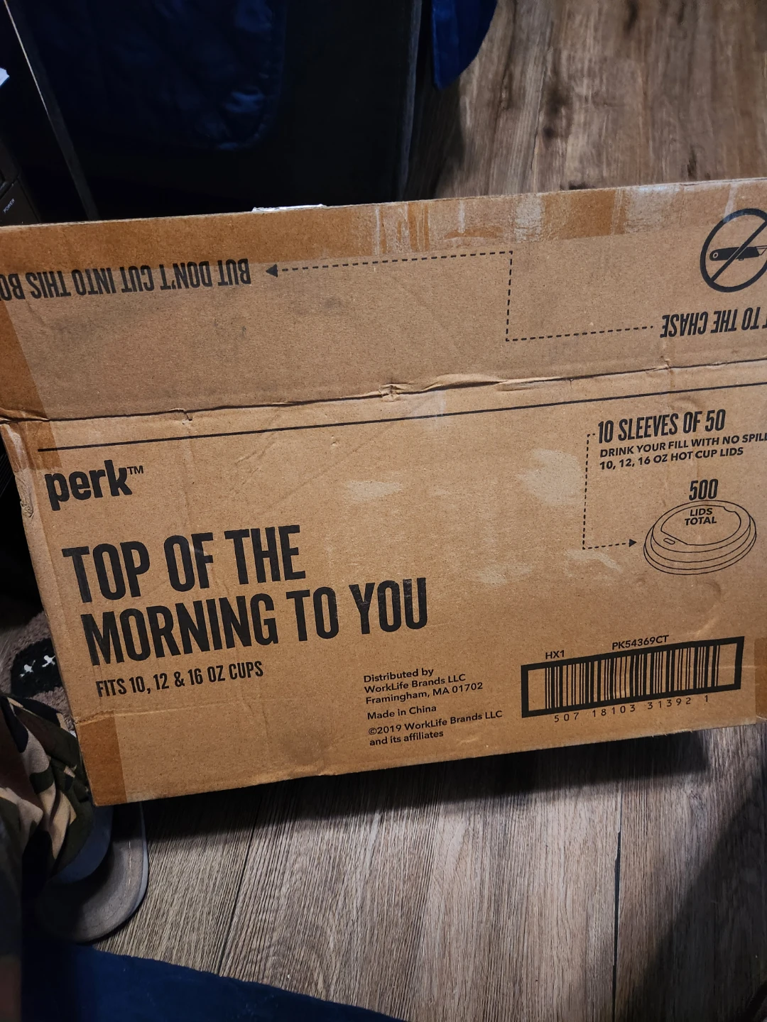 Perk Hot Cup Lids, 500 Count