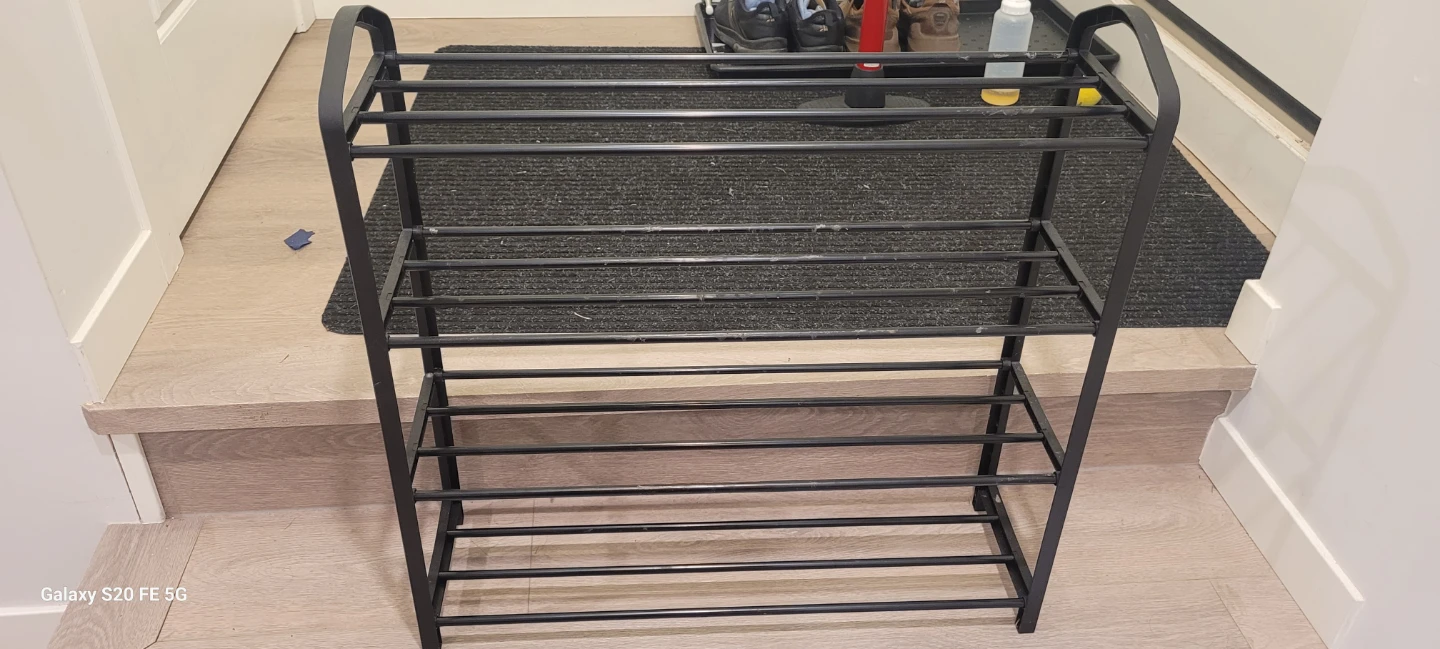 Mainstays 4-Tier Metal Shoe Rack - photo 3