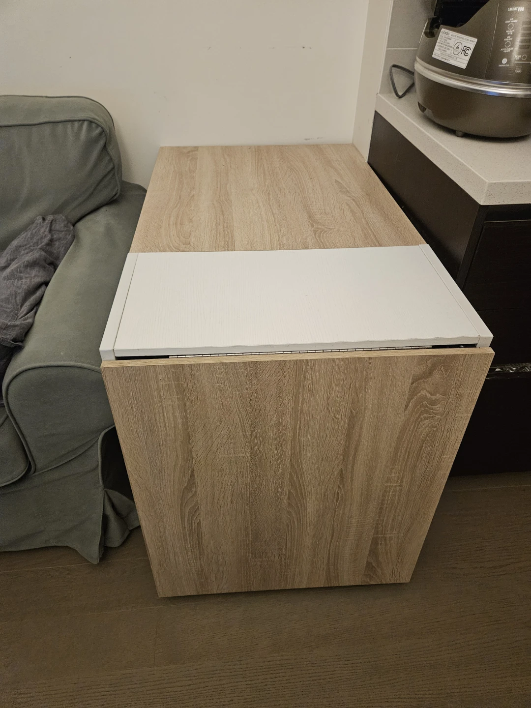 Folding Dining Table with Storage - photo 2