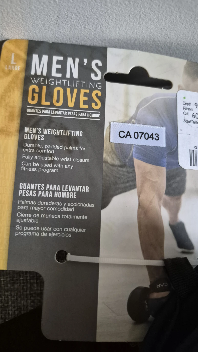 CAP Men's Weightlifting Gloves Large - photo 2