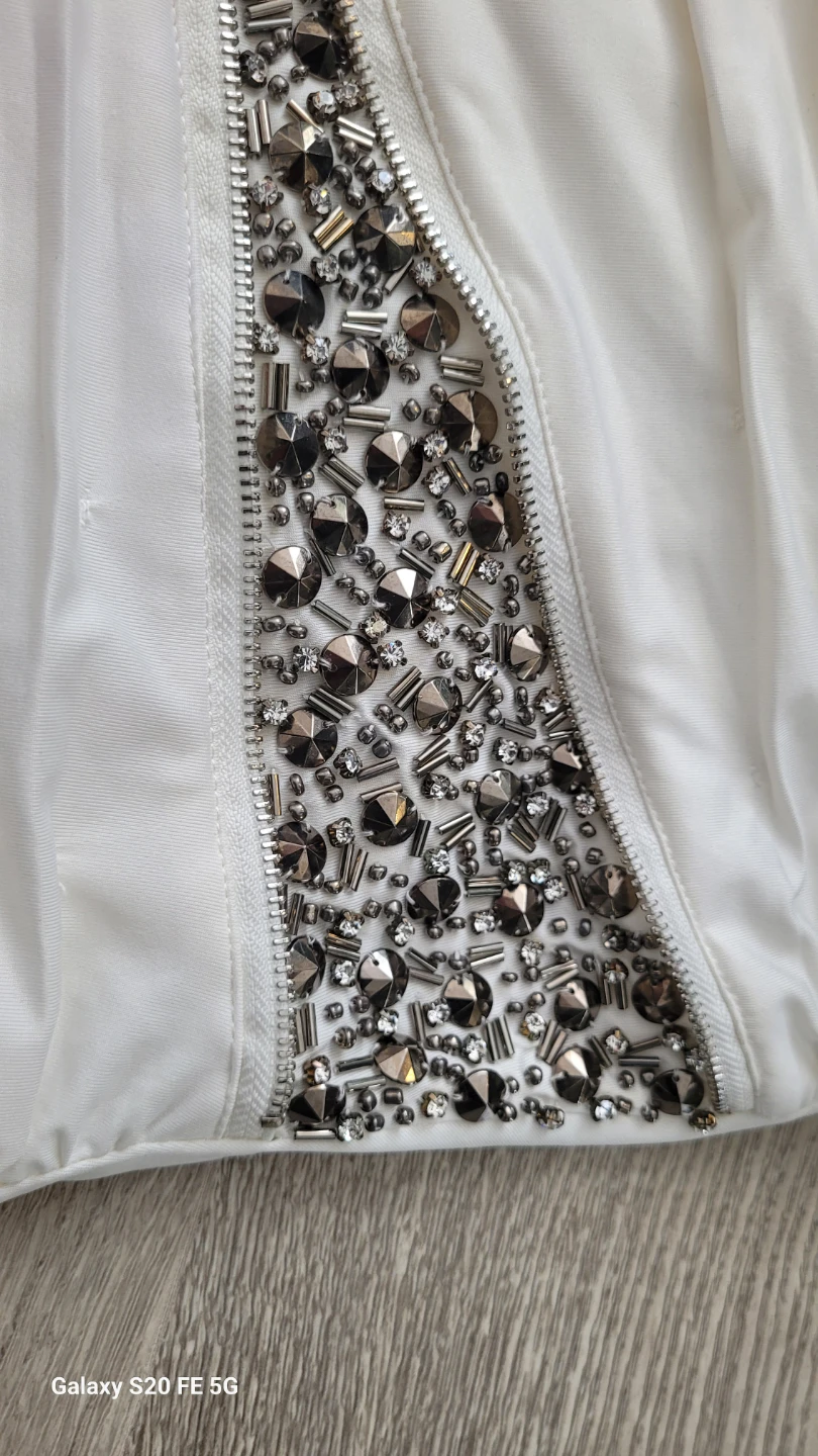 XXI Forever Cream and Silver Studded Dress - photo 5
