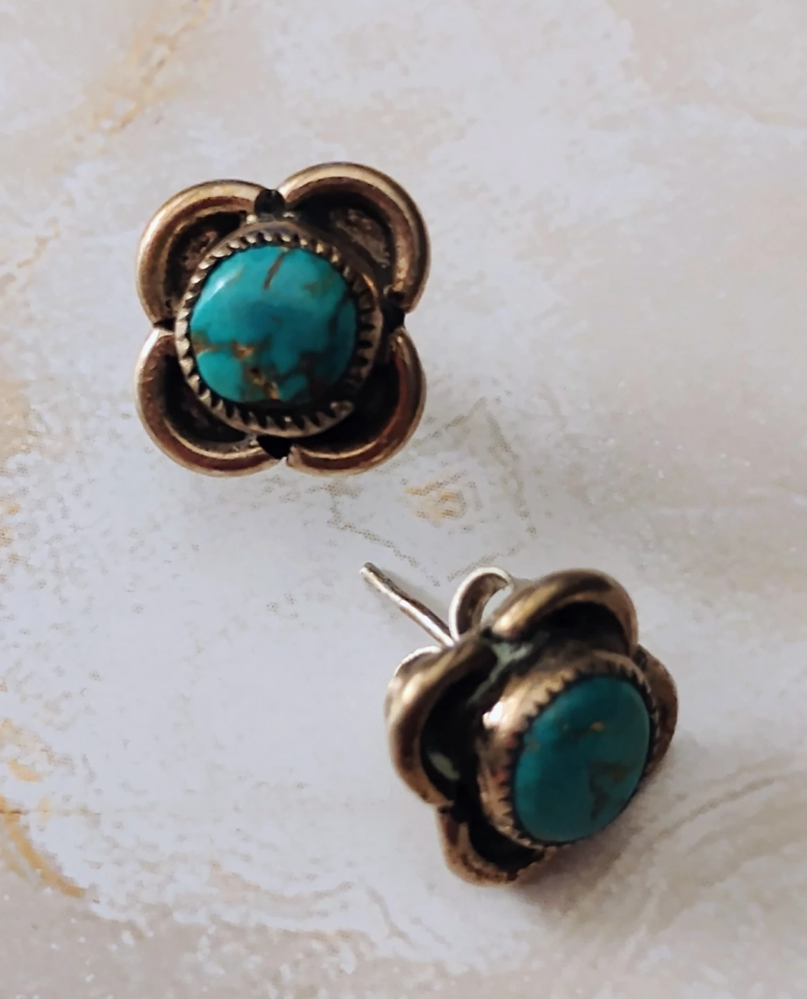 LOT OF GENUINE TURQUOISE AND STERLING SILVER JEWELRY PIECES - photo 4
