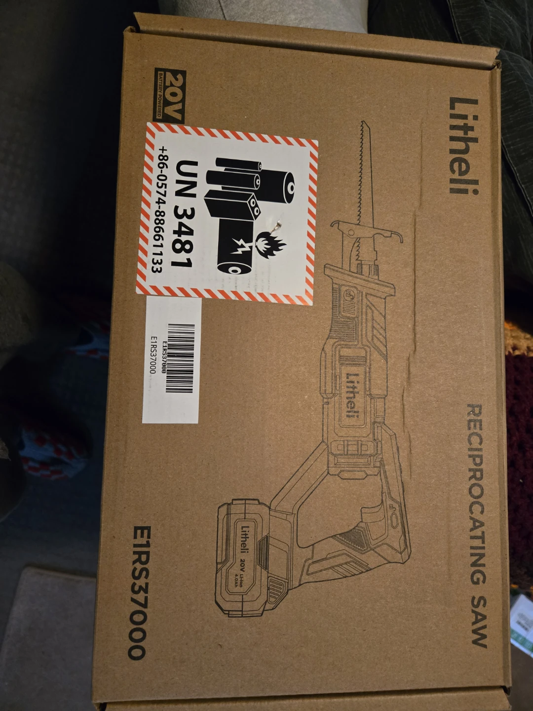 Litheli 20V Reciprocating Saw with Battery and Charger - photo 2