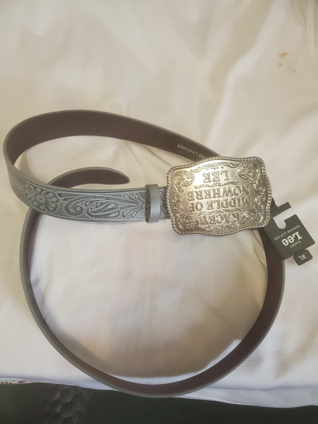 Kacey Lee Genuine Leather Belt XL - photo 4