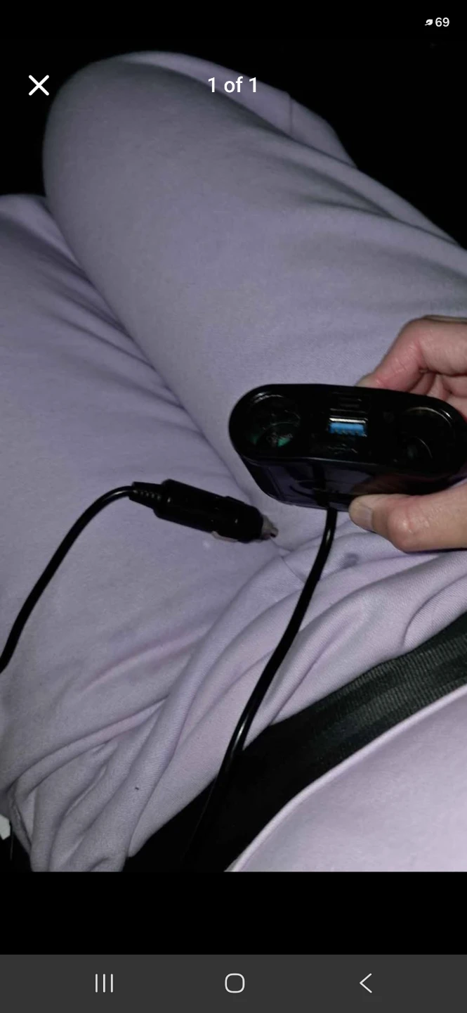 Dual Socket Car Charger Adapter