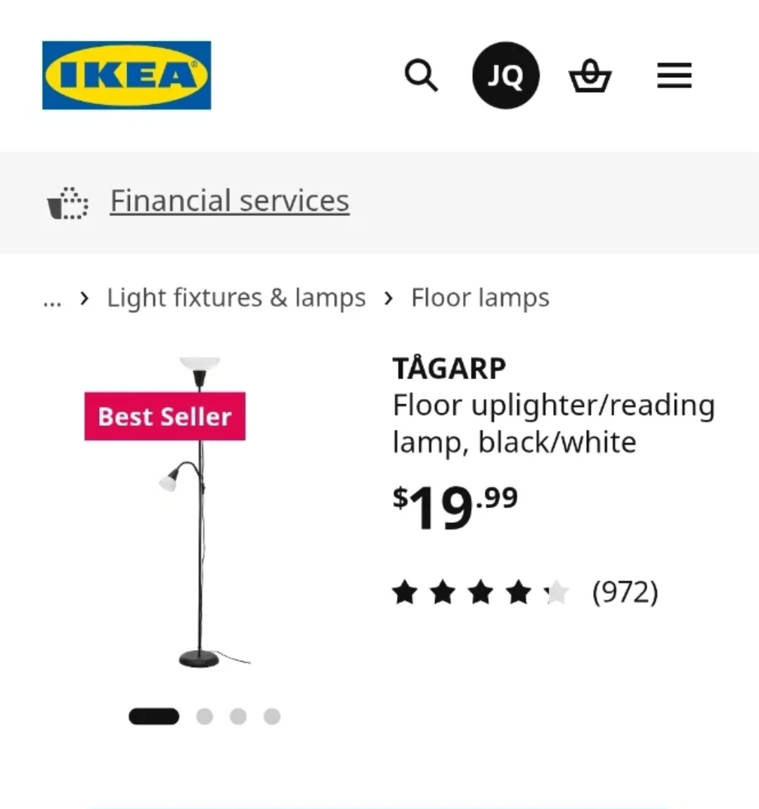 IKEA TAGARP Floor Lamp with Bulbs (color-change) - photo 2