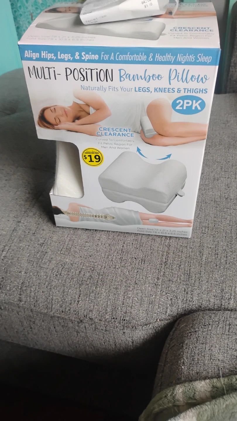 Multi-Position Bamboo Pillow brand new