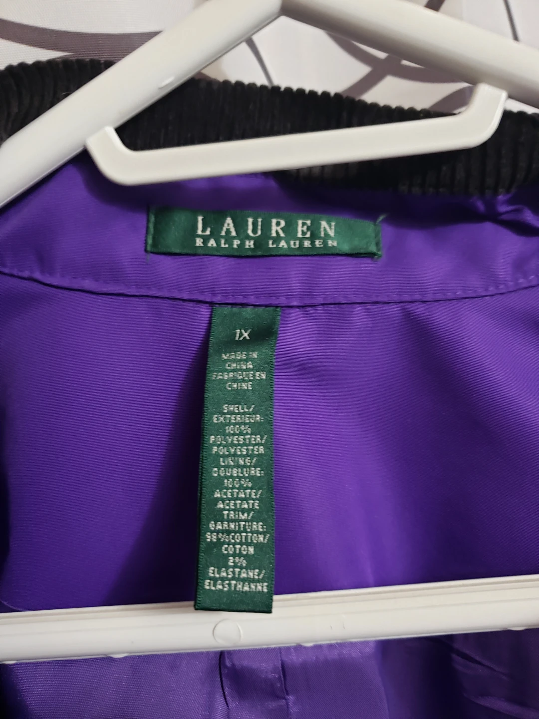 Lauren Ralph Lauren Purple Trench Coat - photo 2