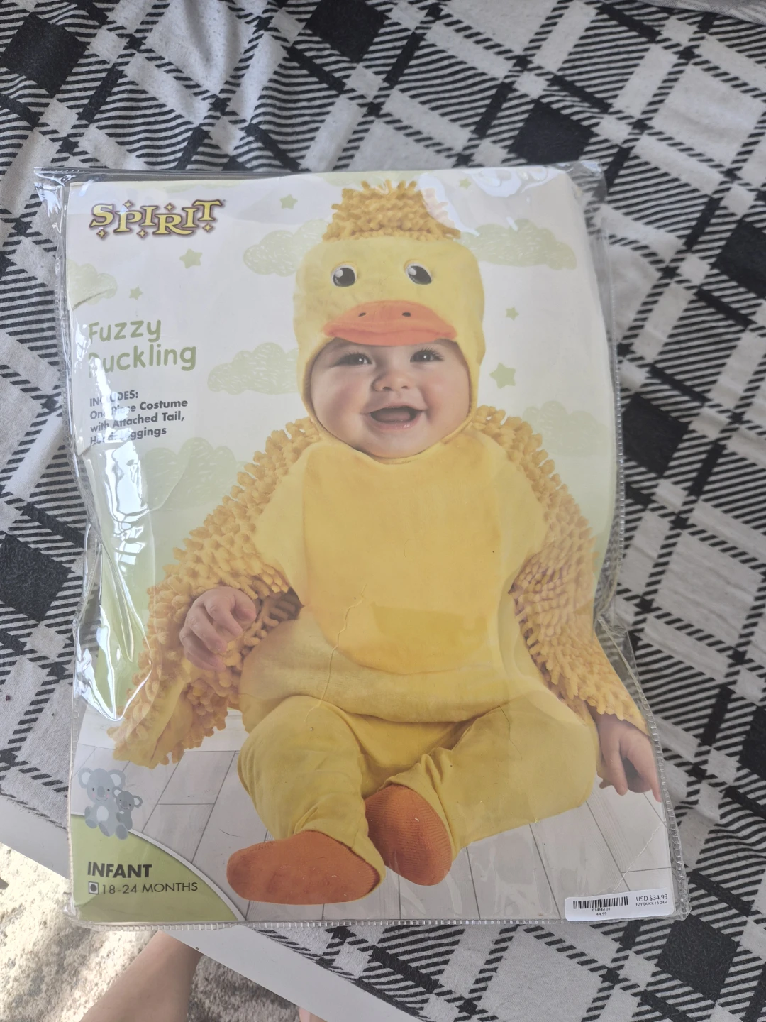 Spirit Fuzzy Duckling Costume 18-24 Months